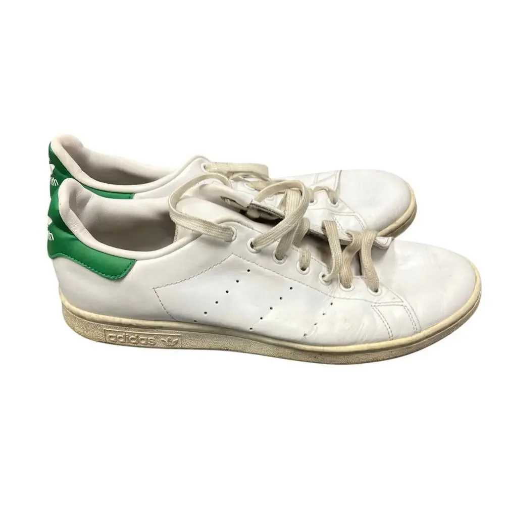 ASO NCIS  Adidas Stan Smith White Green Leather fairway sneaker men’s sz 10.5